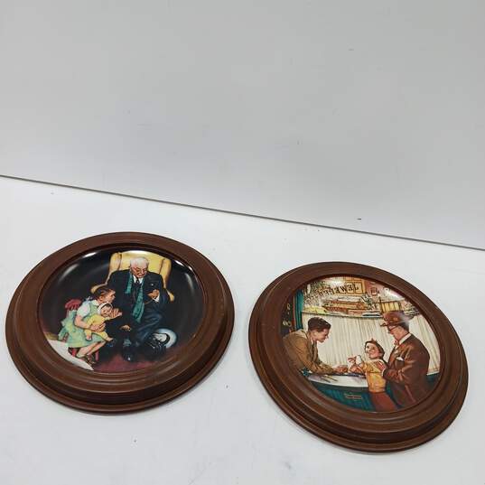 6pc. Set of  Knowles Norman Rockwell Plates image number 3