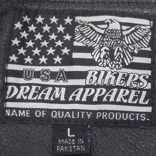 Bikers Dream Apparel Leather Chaps Men's Size L image number 4
