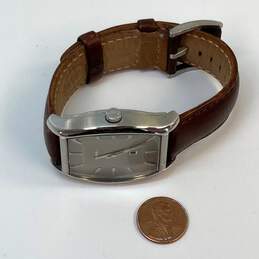 Designer Fossil FS-4443 Brown Leather Strap 12-Hour Dial Quartz Wristwatch alternative image