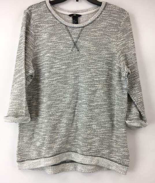 H And M Women Sweater Grey M image number 1