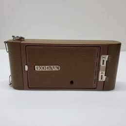 Kodak No 1 Brown Folding Camera Untested For Parts/Repair
