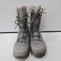 Columbia Boots Gray Womens Sz 5.5 image number 1