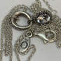 Designer Pandora 925 Sterling Silver Lobster Clasp Mini Pendant Necklace image number 4