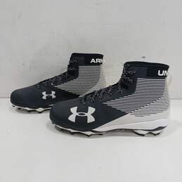 Under Armour Men's Black and White Hammer Cleats Size 11.5 w/Box alternative image
