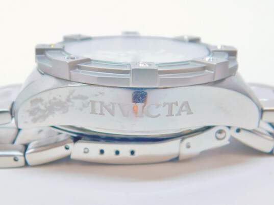 Women's Invicta Angel 20318 MOP Dial Silver Tone Calendar Watch image number 3