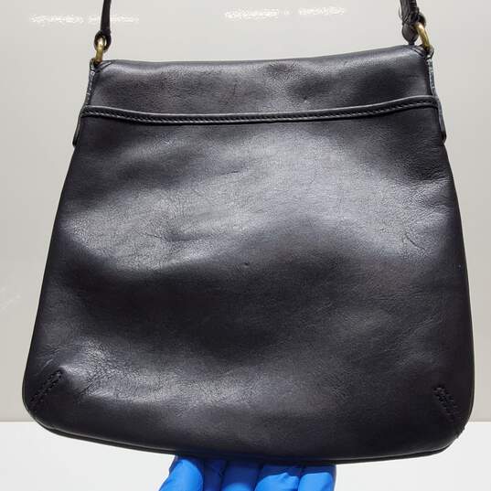 Vintage COACH Legacy Crossbody Handbag Black Leather image number 6