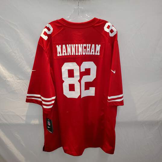 Nike NFL San Francisco 49ers Manningham On Field Football Jersey NWT Size 2XL image number 2