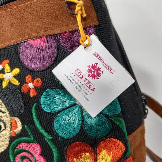 Poxteca Frida Kahlo Inspired Mini Backpack image number 4