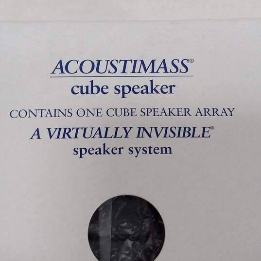5 Acoustimass Cube Speakers In Box image number 7