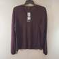 Charter Club Women Wine Red Sweater XL NWT image number 1