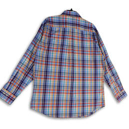 NWT Mens Multicolor Plaid Long Sleeve Collared Button-Up Shirt Size X-Large alternative image