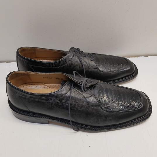 Belvedere Florence Black Leather Oxfords Men's Size 9.5 image number 6