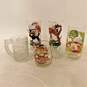 Assorted Vntg Collector Glasses Mugs Garfield Looney Tunes Batman Peanuts Lot image number 1