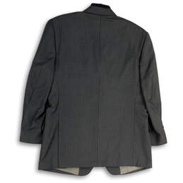 NWT Mens Gray Notch Lapel Long Sleeve Flap Pocket Three Button Blazer 40 S alternative image