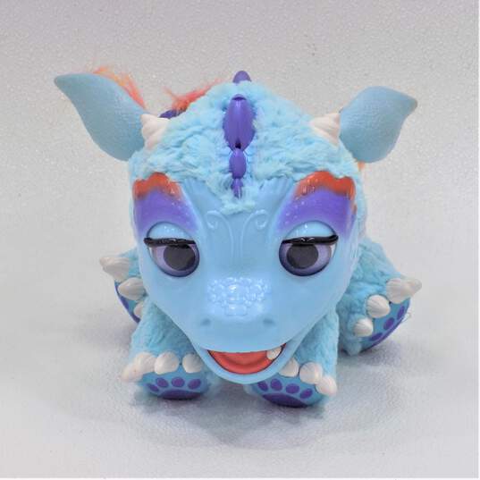 2013 FurReal Friends My Blazin Blue Dragon Animated Talking Interactive Pet Toy image number 2
