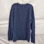 Brooks Brothers Italian Yarn MN's Merino Wool Crewneck Blue Sweater Size XL image number 2