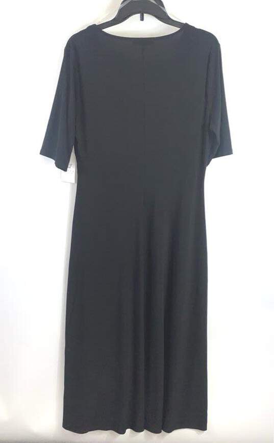 Chaus Women Black Casual Dress L image number 2