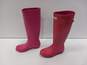 Hunter Women's Pink Tall RainBoots Size 5M image number 4