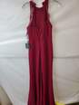 Lulus Red Lace Halter Maxi Dress Size S image number 2