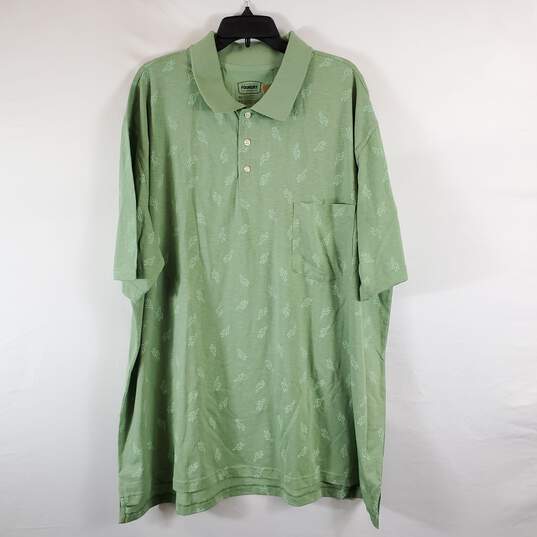 The Foundry Men Green Polo 3XLT NWT image number 3