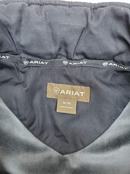 Ariat Black Puffer Full Zip Insulated Vest Jacket Size M image number 2
