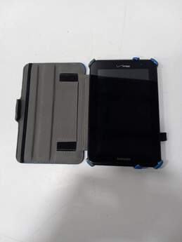 Black Samsung Galaxy Tab 2 In Blue Case