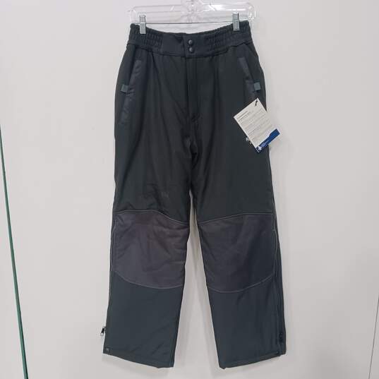RefrigiWear Men's Black Insulated Snow Pants Style 9440R Size M NWT image number 1