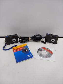 Kodak EZ 200 Digital Cameras & Accessories 2pc Lot