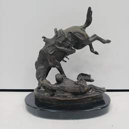 'Wicked Pony' by Frederic Remington Bronze Statue alternative image