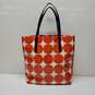 Kate Spade Daycation Bon Shopper Crosshatch Dots Tote Bag Coated Nylon 12x13x5" image number 3