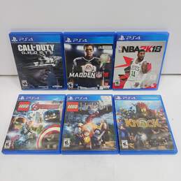 Bundle of 6 Assorted Sony PlayStation 4 PS4 Video Games
