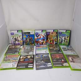 Lot of 15 Microsoft Xbox 360 Video Games- Untested alternative image