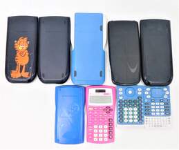 Texas Instruments Calculator Lot TI-83 TI-84 Plus TI-Nspire w/ Keypads & Manual