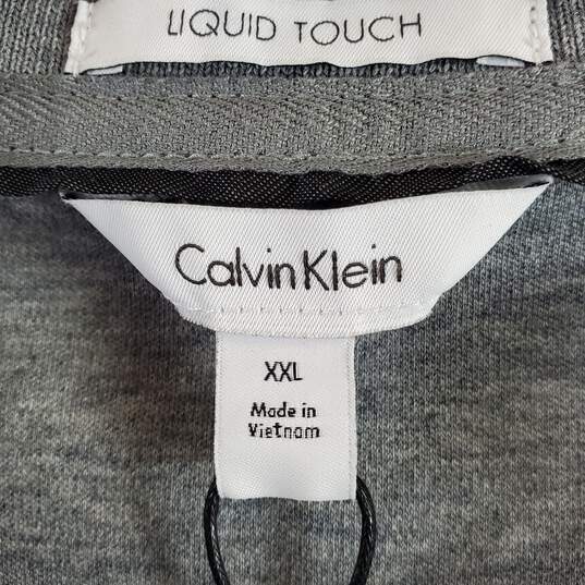 Calvin Klein Men Grey Polo XXL NWT image number 1