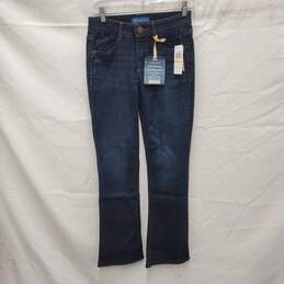 NWT Democracy WM's Blue Cotton Skinny Flare Jeans Size 2 x 30