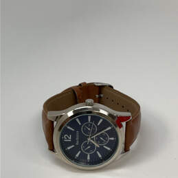 Designer Van Heusen Stainless Steel Leather Strap Analog Wristwatch