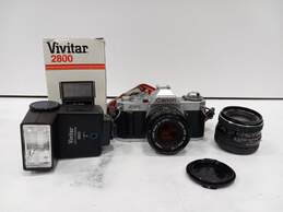 Canon AV-1 Vintage Film Camera w/ Accessories