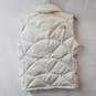 The North Face Womens White Puffer Zip Up Vest Size M image number 2