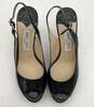 Jimmy Choo Leather Slingback Sandals W/ Buckle Closures image number 4