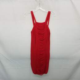 BeBe Red Bodycon Sleeveless Dress WM Size XS