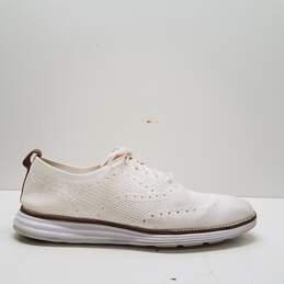 Cole Haan OriginalGrand White Wingtip Oxford Casual Shoes Men's Size 10.5M