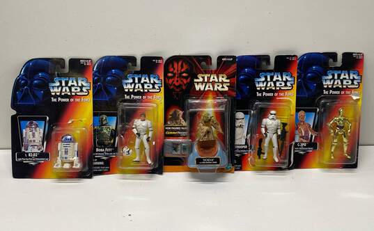 Star Wars The Power of the Force Assorted Action Figures Bundle (Set of 5) image number 1
