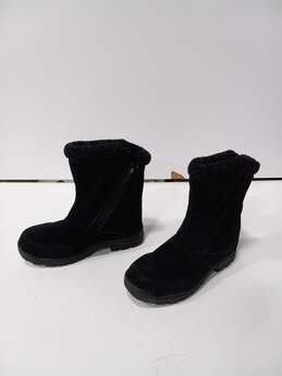 Sorel Women's Black Suede Waterproof Winter Boots Size 9