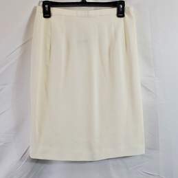 Gianni Women White Skirt Sz 10 NWT