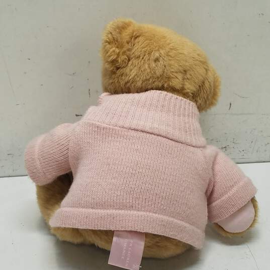 Ralph Lauren Romance Brown Teddy Bear 15 Inch Plush Pink Sweater image number 4