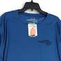 NWT Mens Blue Graphic Print Round Neck Long Sleeve Pullover T-Shirt Sz 3XL image number 3