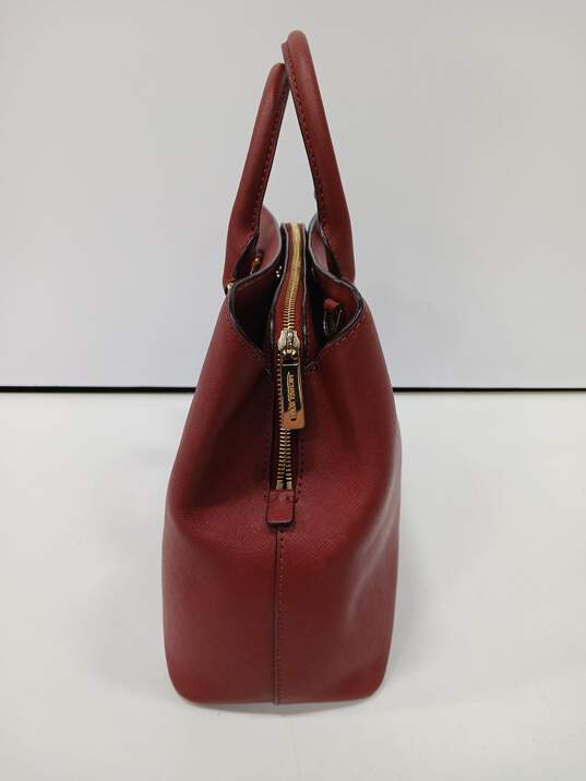 Michael Kors Red Women's Satchel Bag image number 3