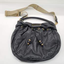 Marc by Marc Jacobs Black Leather Hobo Shoulder Bag AUTHENTICATED