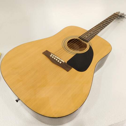 Fender Brand FA-100 Model Wooden 6-String Acoustic Guitar w/ Soft Gig Bag image number 3