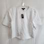 Express White Short Sleeve Pullover Top NWT Women's Size M image number 1